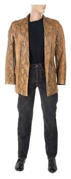 I saw it for the first time when i was about 18, roughly 13 years when sailor gets out of jail lula fortune (dern) is waiting for him with his snakeskin jacket, which represents a symbol of his individuality and his belief in personal freedom. Sold Price Nicholas Cage Sailor Ripley Signature Snakeskin Jacket Ensemble From Wild At Heart June 3 0117 11 00 Am Pdt