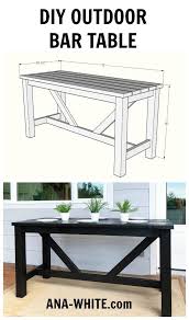 Outdoor Bar Table Outdoor Bar Table Bar Table Diy Diy Outdoor Bar