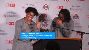 Ohio State football: Kamryn Babb, C.J. Stroud reflect