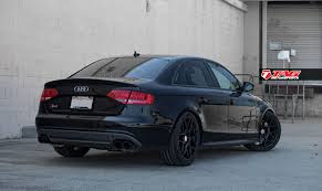 Black Audi B8 S4 On 19 Hre Flowform Ff01 Tag Motorsports Black Audi Audi Tuner Cars