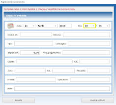 Archivio Clienti E Vendite Software Per Gestire Gli Appuntamenti Tra Clienti E Agenti Di Zona E Tenere Un Registro Delle Vendite Con Grafici Statistici Dei Profitti