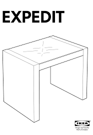 Filter by category ikea kallax / expedit 5x5 shelf unit for sale. Ikea Expedit Side Table Instructions Manual Pdf Download Manualslib