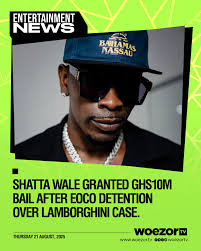 The Economic and Organised Crime Office (EOCO) has shared more details  about the ownership and purchase of Shatta Wale's yellow Lamborghini Urus  in a press release. Photo credit: @myjoyonline