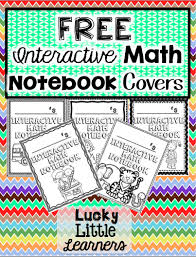 5 Free Interactive Math Notebook Covers Math Interactive Notebook Math Notebook Cover Math Notebooks