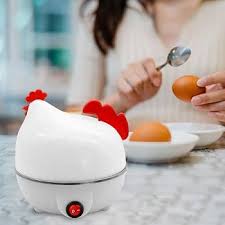 Huasean Cocedor de Huevos eléctrico | Máquina para Hacer Huevos rápida con  | Forma de Pollo y Capacidad para 7 Huevos - Máquina para Hacer Huevos  Duros, Media y Blandos con Apagado automático: Amazon.es