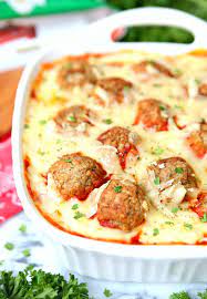 Easy Cheesy Meatball Sub Bake Recipe Easy Cheesy Meatballs Easy Casserole Recipes Cheesy Meatballs
