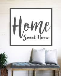 I started mass producing signs in june 2016 as a fundraiser to raise money for a. Home Sweet Home Farmhouse Sign Rustic Wall Decor Walls Of Wisdom