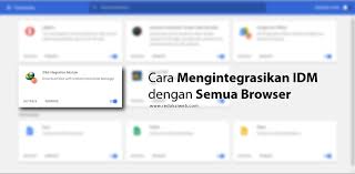 Internet download manager has a smart download logic accelerator that features intelligent dynamic file segmentation and safe multipart downloading idm integrates seamlessly into microsoft internet explorer, netscape, msn explorer, aol, opera, mozilla, mozilla firefox, mozilla firebird, avant. Cara Mengintegrasikan Idm Dengan Semua Browser Redaksiweb