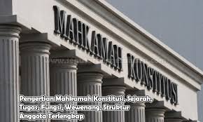 Pengertian konstitusi definisi konstitusi adalah norma dalam sistem politik negara dan hukum yang diberlakukan … Mahkamah Konstitusi Pengertian Sejarah Tugas Fungsi Wewenang Struktur Anggota