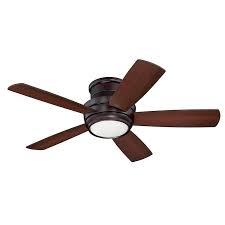 Flush mount ceiling fans are somewhat different than the usual standard mounting fans due to their design and structure. Craftmade Tempo 44 In Oiled Bronze Led Indoor Flush Mount Ceiling Fan With Light And Remote 5 Blade In The Ceiling Fans Department At Lowes Com