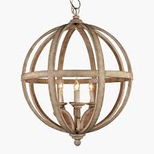 Large Round Wooden Orb 4 Light Chandelier Wood Chandelier Wood Orb Chandelier Globe Chandelier