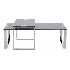 This table has a touch or the resurrection and the elitist class. Katya Coffee Table Black Glass Chrome