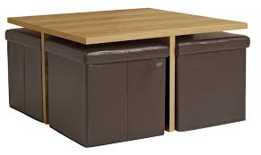 Many of the coffee tables in our guide come with storage space, ideal for hiding away living room clutter, or indeed for hiding away cocktail paraphernalia. Argos Home Ohio Ottoman Coffee Table Chocolate And Oak Eff 1736029 Argos Price Tracker Pricehistory Co Uk