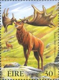When coming to this, ireland isn't any the red deer serves as a great national symbol and the national animal of ireland. Stamp Irish Elk Megaloceros Giganteus Ireland Extinct Irish Animals Mi Ie 1189 Sn Ie 1208bb Yt Ie 1193 Afa Ie 1147a