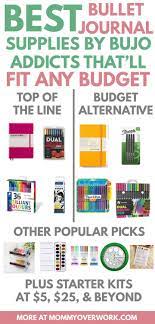 Best Bullet Journal Supplies Starter Kit For Any Budget Bullet Journal Materials Bullet Journal Notebook Bullet Journal