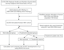 Study Flow Chart We Constructed A Korean Hepatitis B Virus