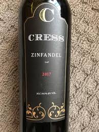 2017 Cress Zinfandel Usa California Cellartracker