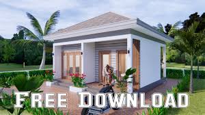 2 bedroom house plans pdf download | hpd consult.small lovely house plan best for the rural set up,with lounge,2 bedroooms a kitchen+store. Small House 7x7 Meter 23x23 Feet Free Download House Design 3d