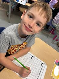 Mrs. Evans's class has been working hard and having fun learning about  patterns! This week, the students used a 100 chart to find number patterns  and figure out how to continue them.