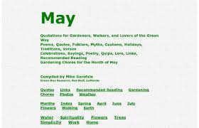 Month Of May Poems And Quotes Quotesgram