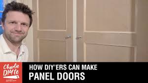 Self adhesive stick on fake door panels uk. How To Make Panel Doors With Basic Tools Video 1 6 Youtube