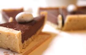 Ma Recette De Paques Tarte Au Chocolat Au Lait Et Praline Food Desserts Cheesecake