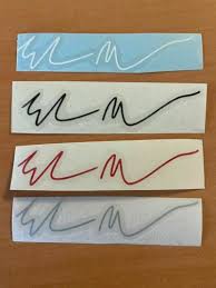 tesla elon musk signature sticker 6 silver model s 3 x y ebay vinyl sticker sticker bomb wall decal sticker