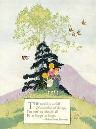 The World Is So Full Of A Number Of Things Childrens Poetry Nursery Rhymes Poems Children S Book Illustration
