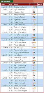 Tidak perlu melanggan servis kapitalis daripada astrox. World Cup 2018 Schedule Predictions