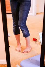 Get the perfect pair of cut off jeans shorts in about 15 minutes with one of these three easy methods for turning jeans into shorts. Diy Turn Your Old Jeans Into Skinny Capris Diy Fashion Clothing Diy Upcycled Clothing No Sew Diy Fashion