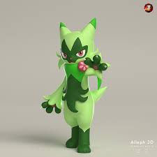 STL file Pokemon floragato・3D print model to download・Cults