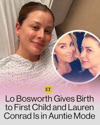 At what age do the stars of 'The Hills' start playing Natasha Bedingfield's  "Unwritten" for their kids? 🎶👶⁠ ⁠ Lo Bosworth just welcomed her first  baby with husband Dom Natale and obviously