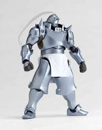 Kaiyodo Revoltech 117 Fullmetal Alchemist Alphonse Elric Figures Figura De Acao Modelos Colecionaveis