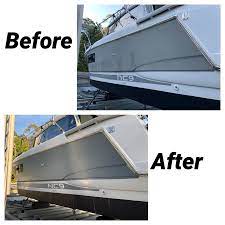 When You Liked The Way Your Boat Looked When It Was New Vinyl Wrap In Sating 3m Battleship Grey Of This Nc9 Vinyl Wrap Battleship Boat