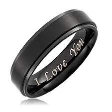 Check spelling or type a new query. 6mm I Love You Unisex Or Women S Titanium Wedding Band Black Light Weight Engraved Comfort Fit Wedding Ring Seller Savings Direct