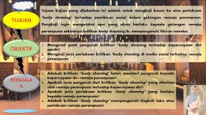 Apa itu penelitian kualitatif lihat penjelasan lengkapnya di sini. Metodologi Penyelidikan Body Shaming Youtube