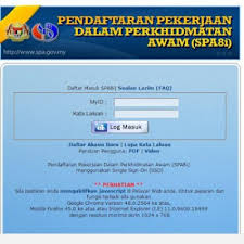 Ii) panduan pendaftaran pekerjaan kerajaan melalui portal spa. Semakan Status Permohonan Spa8i