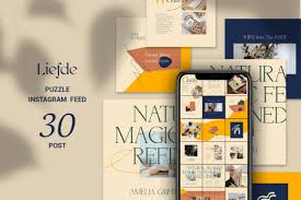 Liefde Puzzle Instagram Feed Graphic By Qohhaarqhaz Creative Fabrica