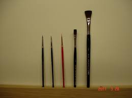 Camel hair is unsuitable for brushes because it is too woolly. Cresting Brushes