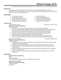 The following is a standard and recommended format for your cv Best Doctor Resume Example Livecareer