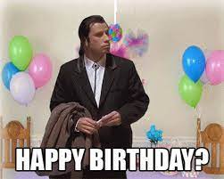 Confused Happy Birthday Gif Birthday Travolta Alone Discover Share Gifs Funny Happy Birthday Gif Birthday Gif Happy Birthday Funny