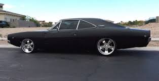 1969 Dodge Charger Rt Matte Black Stunning 1968 Dodge Charger R T 440 Restored Matte Black 20 Wheels Fast Furious Carros Auto