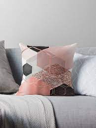 Abstract Geo Luxe By Urbanepiphany Throw Pillows Pillows Throw Cushions