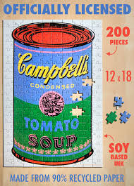 This toy blog focuses on designer vinyl toys, vinyl toys, kidrobot, diy, blind box, dunny, resin, sofubi, soft vinyl, munny. Andy Warhol Campbell S Soup Can Puzzles