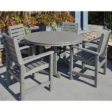 Polywood Signature 5 Piece Dining Set White Plastic Polywood Outdoor Furniture Best Outdoor Furniture Outdoor Furniture