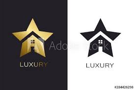Real Estate House Star Luxury Logo For Business Buy This Stock Vector And Explore Similar Vectors At Adobe Sto Real Estate Logo Design Luxury Logo House Star