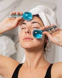 Blue Ice Globe Facial Massager Skincare Organization Skin Care Tools Ice Globes