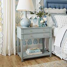 The colour we got was chalk grey and it was more of an off white ish beige ish but looks good in our space. Nightstands And Bedside Tables Ballard Designs