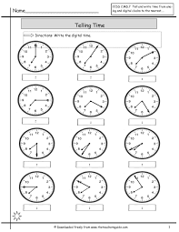 Telling Time Worksheets From The Teacher S Guide Time Worksheets Telling Time Worksheets Kindergarten Telling Time
