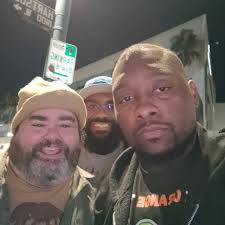 Yeah. So last night was like a movie. Don't know where to begin. Finally  got to meet the @splatattackpodcast in person, wild n crazy kids  @donniekarate Jeffcoat with Nick Arcade's @philmoore4u ,